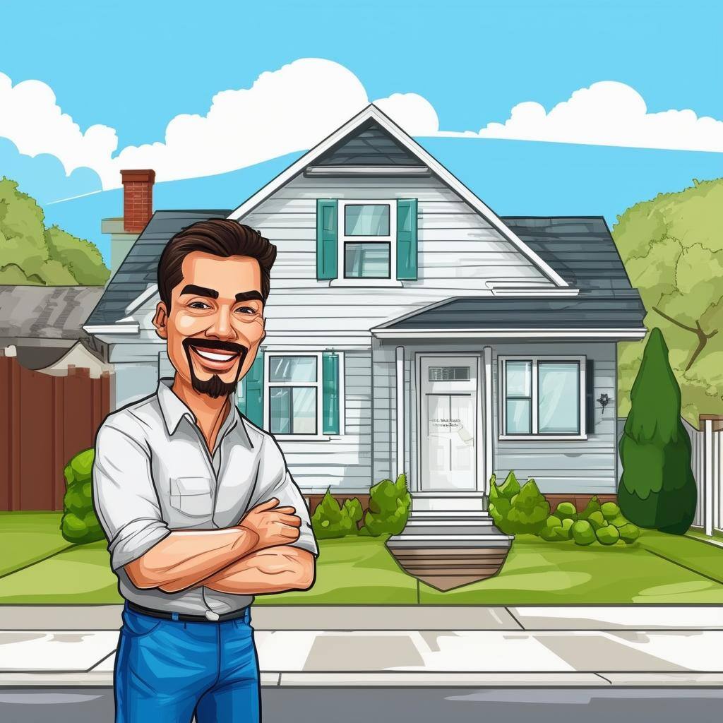 Home seller becomes the bank for my but make it cartoon